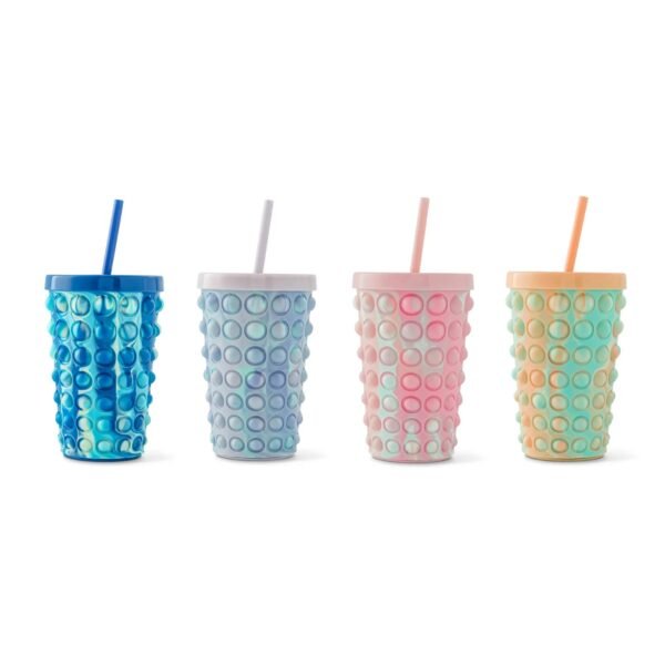 TK Pop Fidget Tumbler with Straw – Fun Interactive Drink Cup