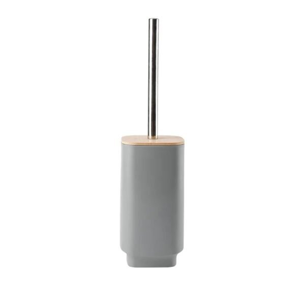 TK Toilet Brush with Bamboo Lid – Stylish & Hygienic Bathroom Accessory