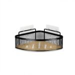 TK Wall-Mounted Mesh Shower Caddy – Adhesive Bathroom Organizer