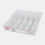 TK Transparent Kitchen Cutlery Organizer – Storage Box for Utensils