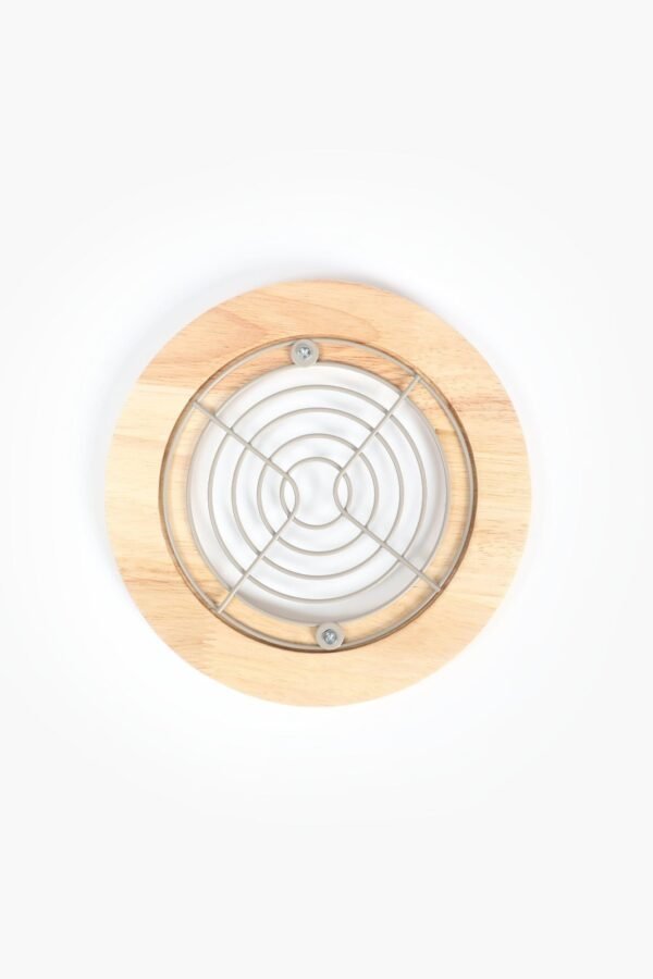Wood & Metal Trivet – Heat Resistant Kitchen Stand