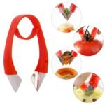 Handheld Strawberry & Tomato Huller – Easy Core Removal Tool