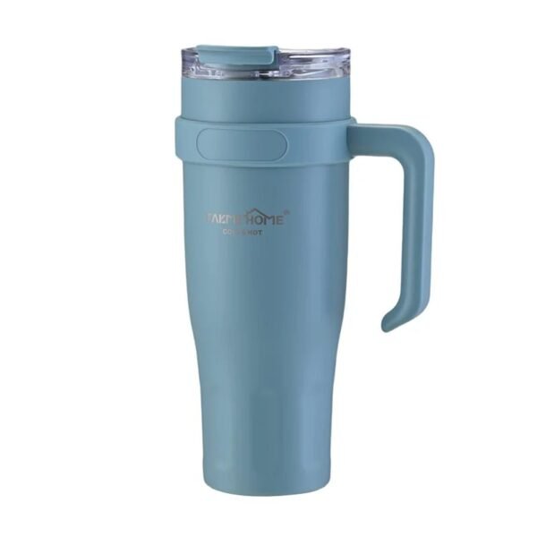 TK 1200ml Vacuum Mug – Insulated Bottle with Carry Handle for Hot & Cold Drinks