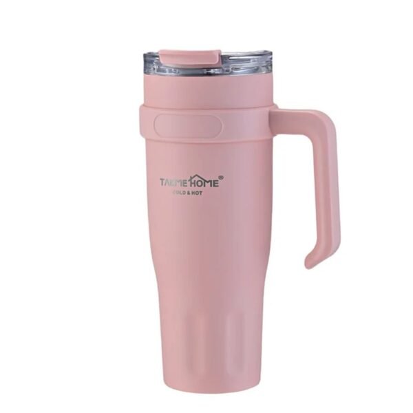 TK 1200ml Vacuum Mug – Insulated Bottle with Carry Handle for Hot & Cold Drinks