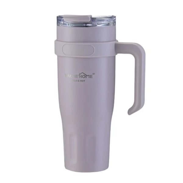 TK 1200ml Vacuum Mug – Insulated Bottle with Carry Handle for Hot & Cold Drinks