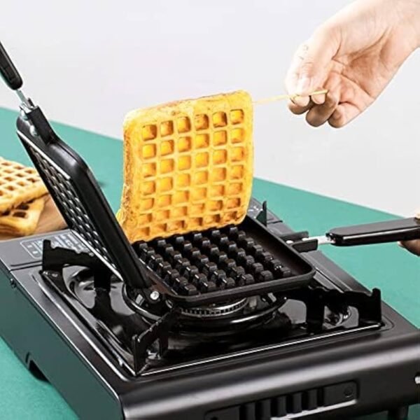 Non-Stick Aluminum Alloy Waffle Pan – Square Breakfast Pan