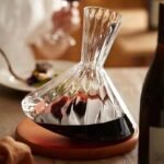 1200ml Rotating Wine Decanter – Elegant Wooden Base