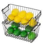 TK Multipurpose Stackable Storage Baskets – Pack of 2