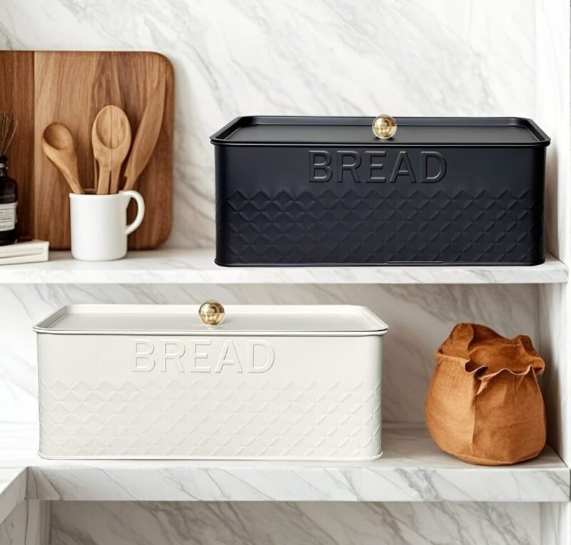 TK Kitchen Storage Bread Box – Compact & Stylish Countertop Organizer