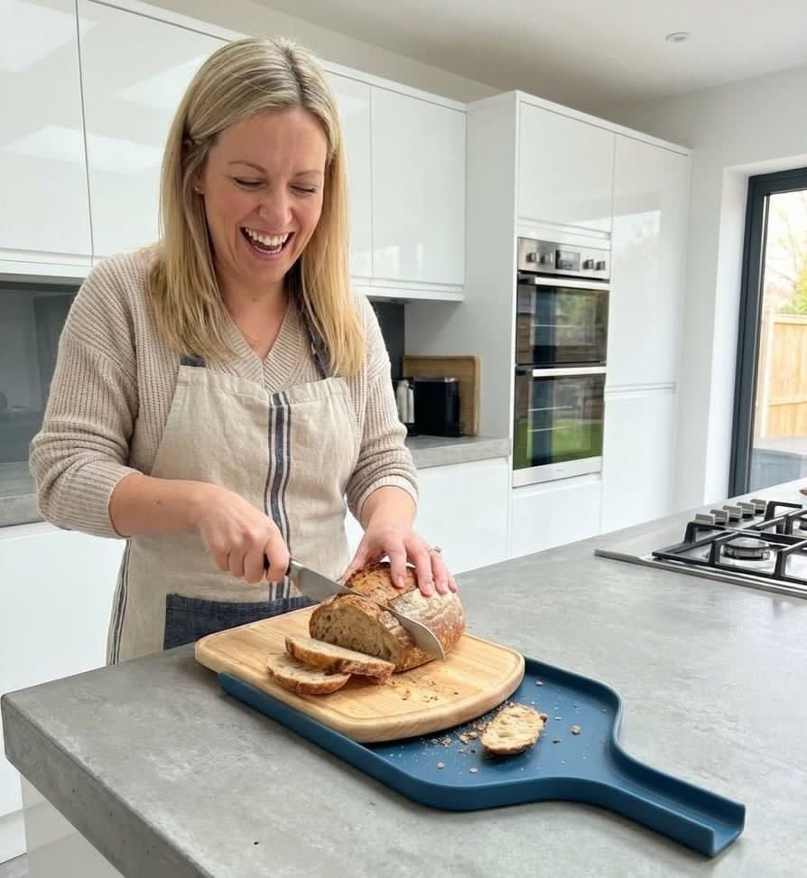 TK Bamboo Chopping Board with Tray – Durable & Eco-Friendly