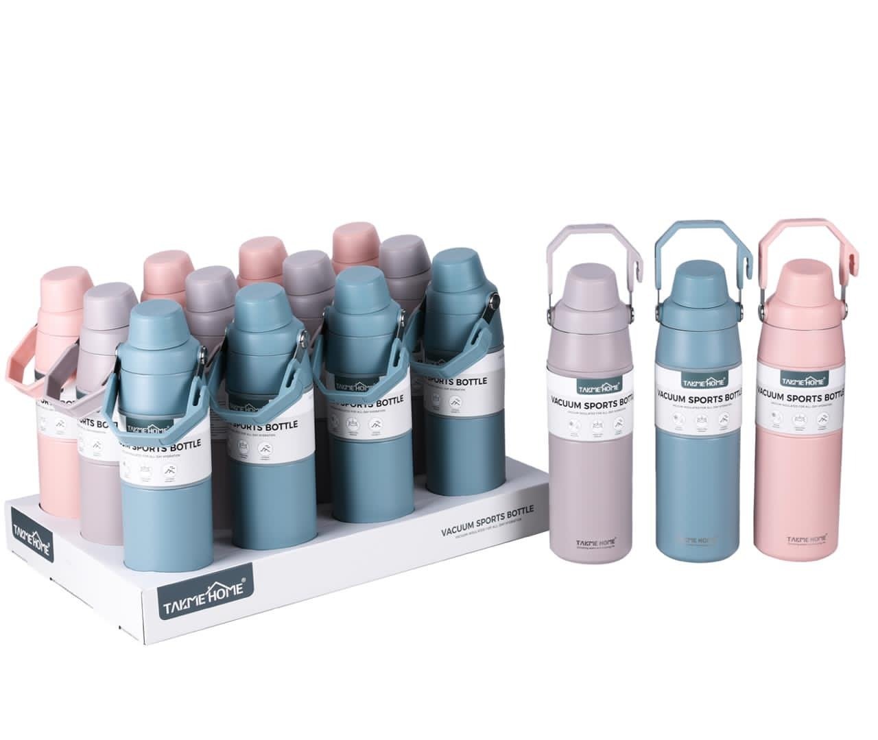 TK Vacuum Bottle – 750ml Insulated, Twist Cap & Handle