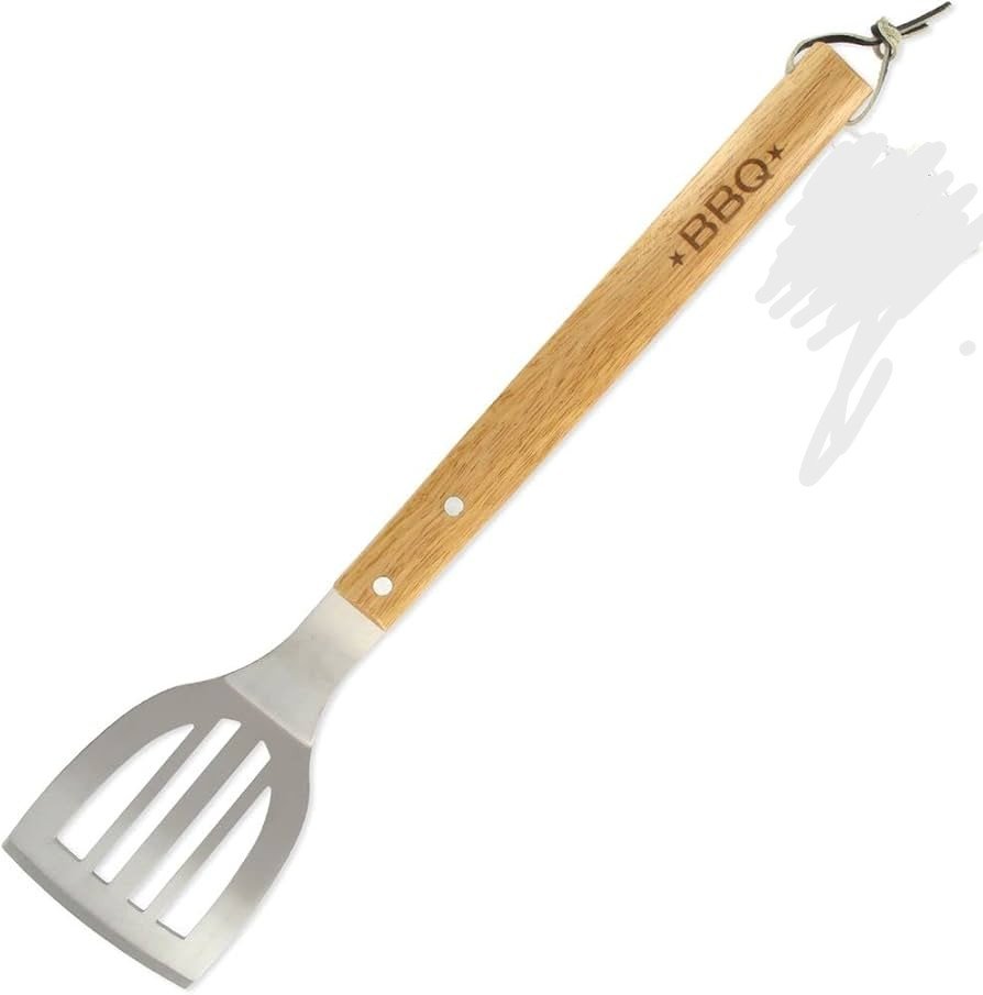 TK BBQ Shovel – Stainless Steel Grill Tool with Hanging Strap
