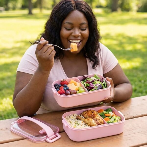 TK 2 Layer Portable Bento Lunch Box