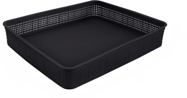 TK 10-Piece Plastic Woven Storage Basket Set