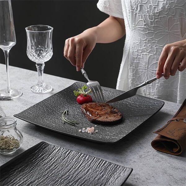 TK Stoneridge Ceramic Bowl & Square Plate Collection