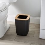 Compact Bathroom & Desk Trash Can – Open Top Design