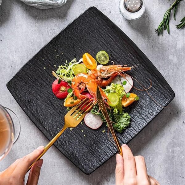 TK Stoneridge Ceramic Bowl & Square Plate Collection