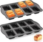 Mini Loaves Baking Pan – Non-Stick Small Bread & Cake Tray