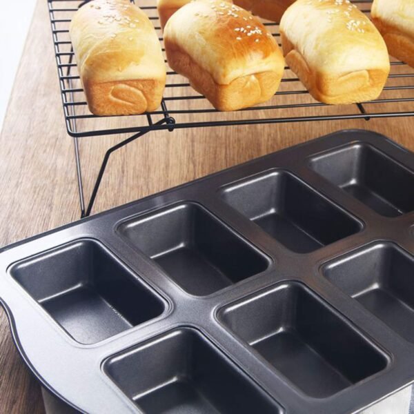 Mini Loaves Baking Pan – Non-Stick Small Bread & Cake Tray
