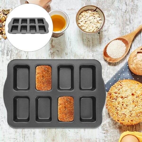 Mini Loaves Baking Pan – Non-Stick Small Bread & Cake Tray