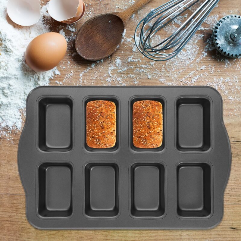 Mini Loaves Baking Pan – Non-Stick Small Bread & Cake Tray