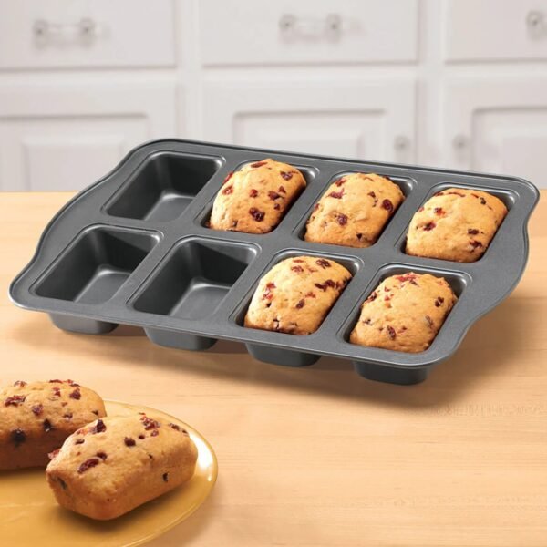Mini Loaves Baking Pan – Non-Stick Small Bread & Cake Tray