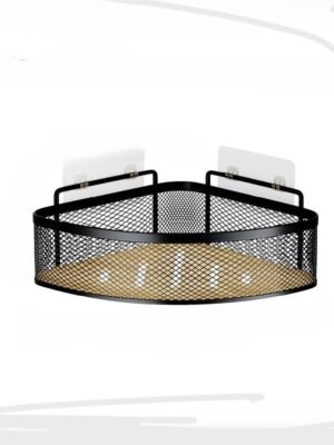 TK Wall-Mounted Mesh Shower Caddy – Adhesive Bathroom Organizer