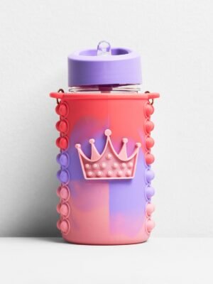 TK Kids Pop Fidget Water Bottle with Neck Strap