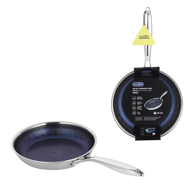 TK Non-Stick Ceramic Tri-Ply Stainless Steel Pan