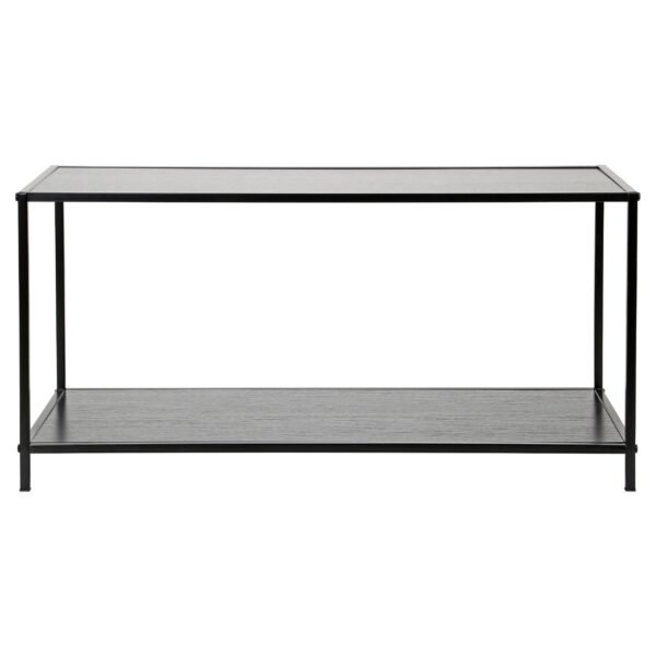 TK Minimalist 2 Tier Coffee Table with Metal Frame