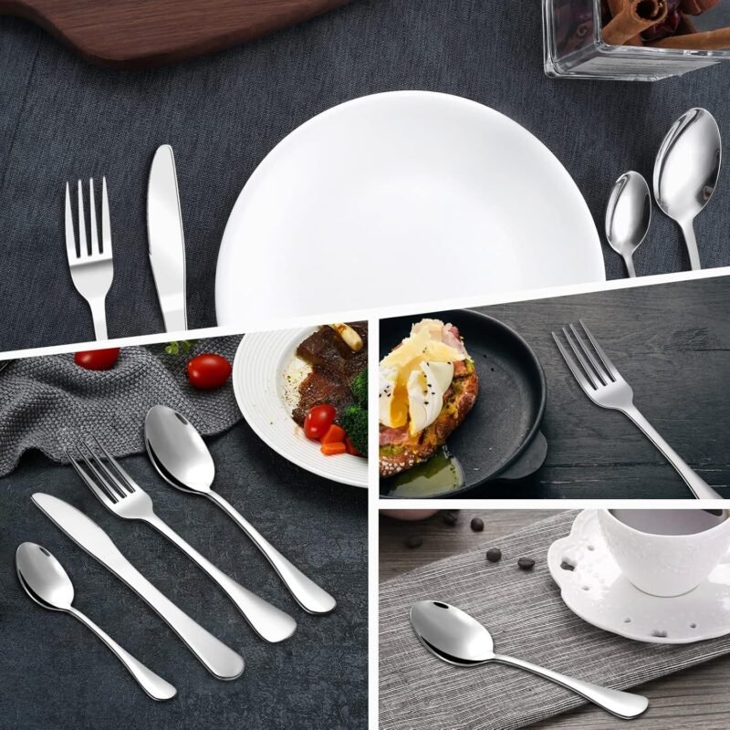 TK 24-Piece Polished Stainless Steel Cutlery Set