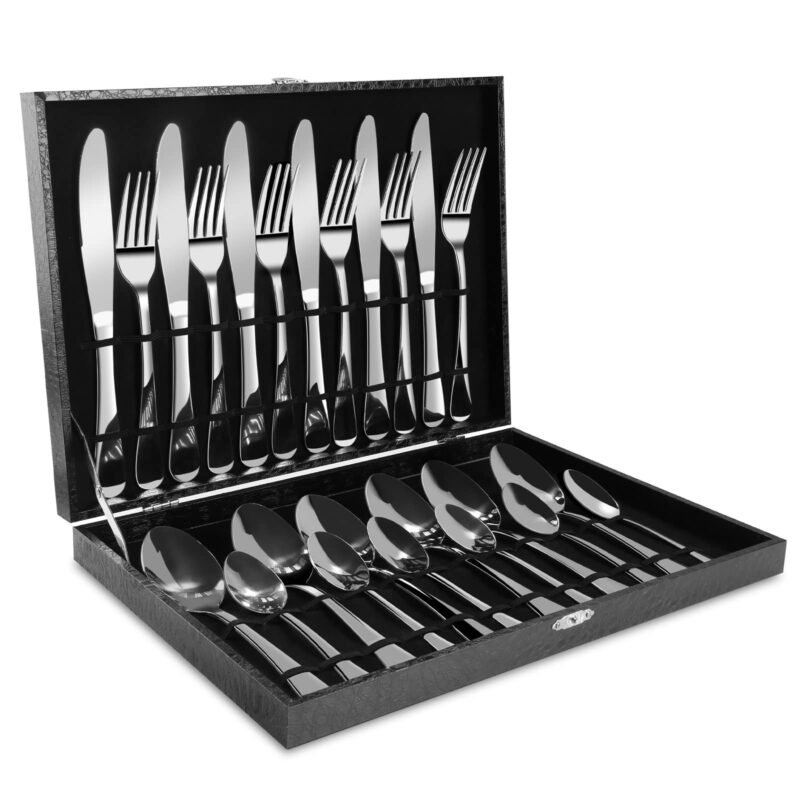 TK 24-Piece Polished Stainless Steel Cutlery Set