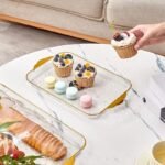 Acrylic Cake & Food Serving Tray with Dome Lid