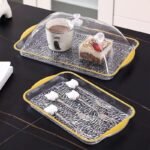 Acrylic Cake & Food Serving Tray with Dome Lid