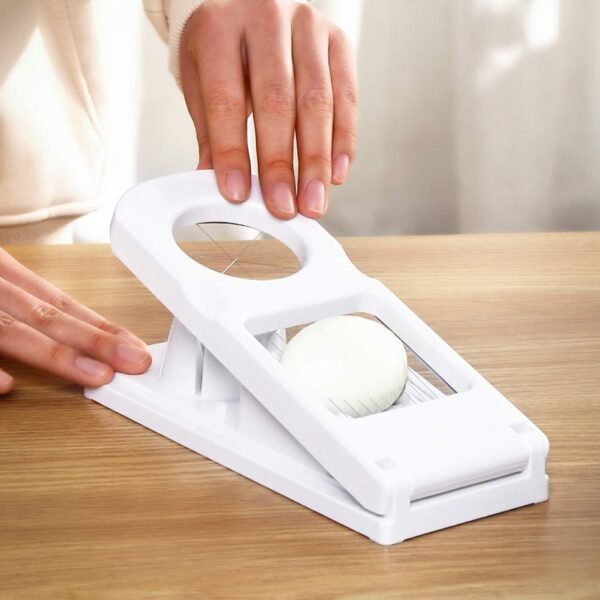TK Mini Egg Slicer – Compact & Easy Egg Cutter