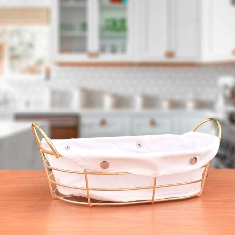 TK Bread Basket with Gold Frame