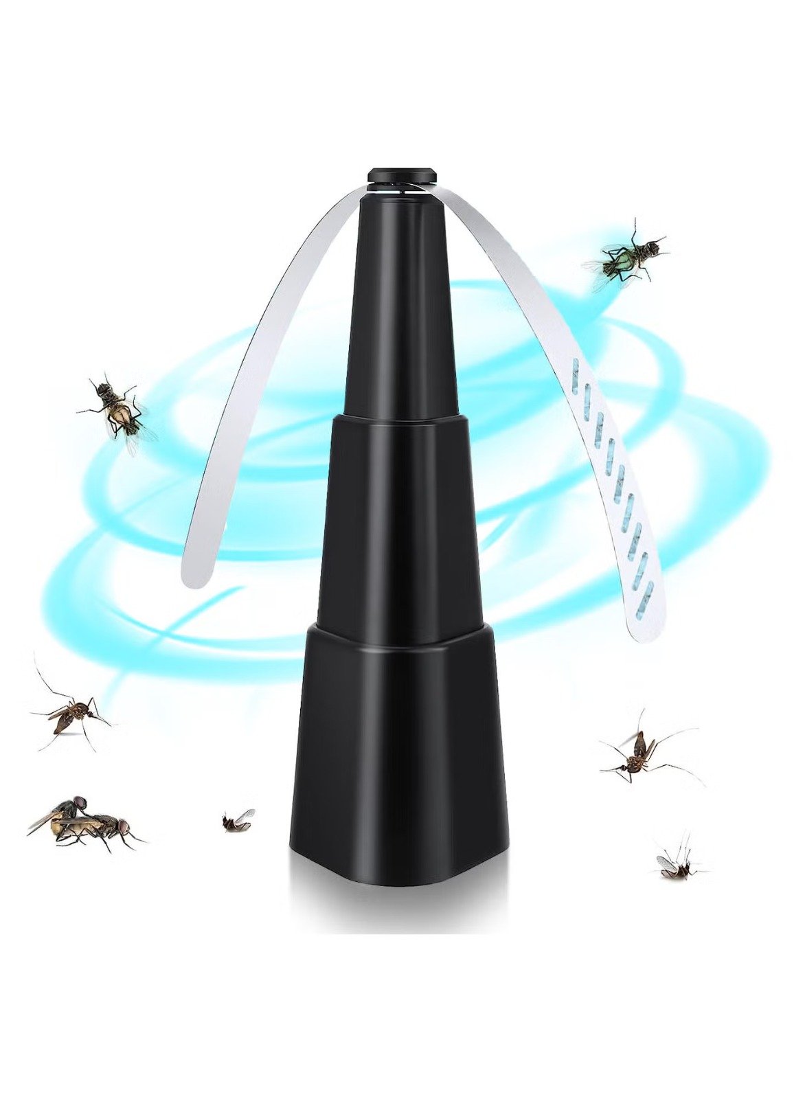 Collapsible Holographic Blade Fly Repellent Fan – Portable & Effective