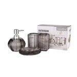 TK Acrylic Bathroom Set – 4 Essential Vanity Pieces