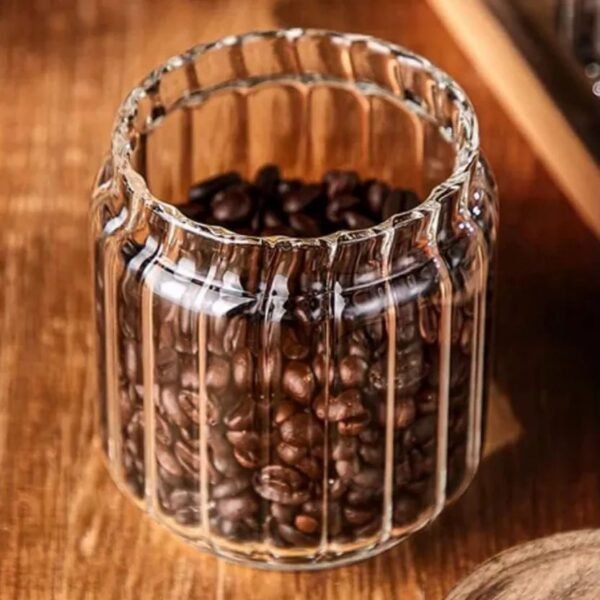 Airtight Glass Food Storage Container with Wooden Lid