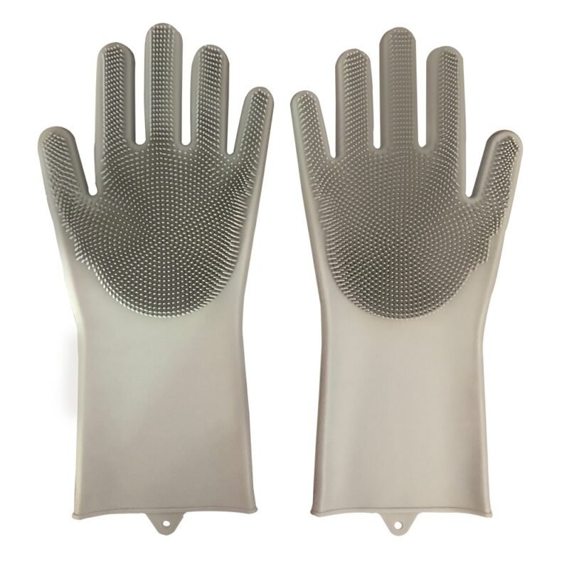 TK Silicone Scrubber Gloves – Non-Slip Dishwashing Gloves