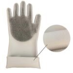 TK Silicone Scrubber Gloves – Non-Slip Dishwashing Gloves
