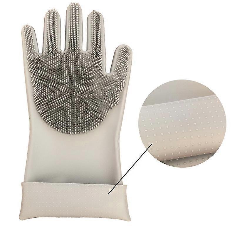 TK Silicone Scrubber Gloves – Non-Slip Dishwashing Gloves