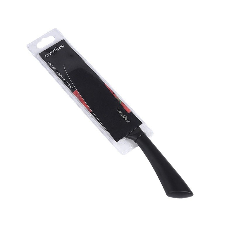 TK Black Hollow Handle Kitchen Knife Set – Stainless Steel Blades