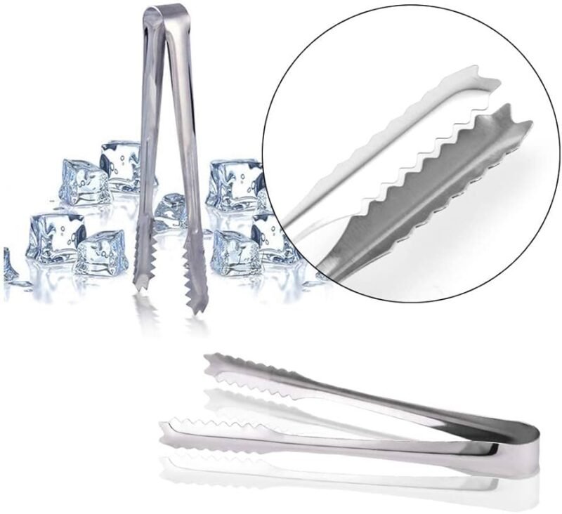 TK Mini Stainless Steel Ice Clip Tongs
