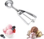 TK Stainless Steel Ice Cream Scoop – Manual Dessert Scooper