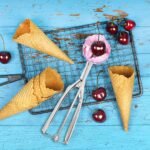 TK Stainless Steel Ice Cream Scoop – Manual Dessert Scooper