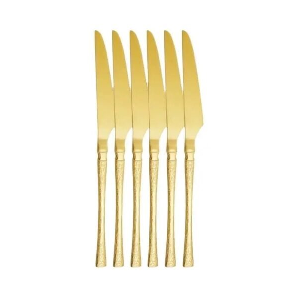 TK Golden Arid Flatware Set – Elegant 2-Piece Cutlery
