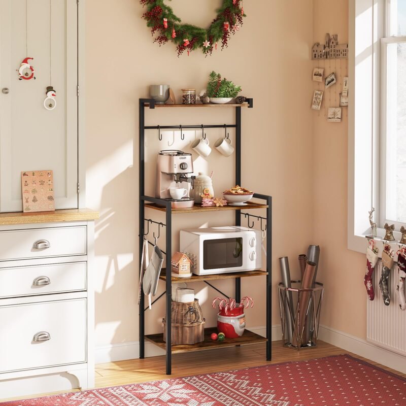 Multi-Purpose 3 Tier Rustic Storage Rack
