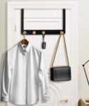 Over-Door Hanger with Wooden Knobs – Organize Coats & Bags
