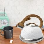 TK Whistling Kettle 3.0L – Wooden Handle Stainless Steel